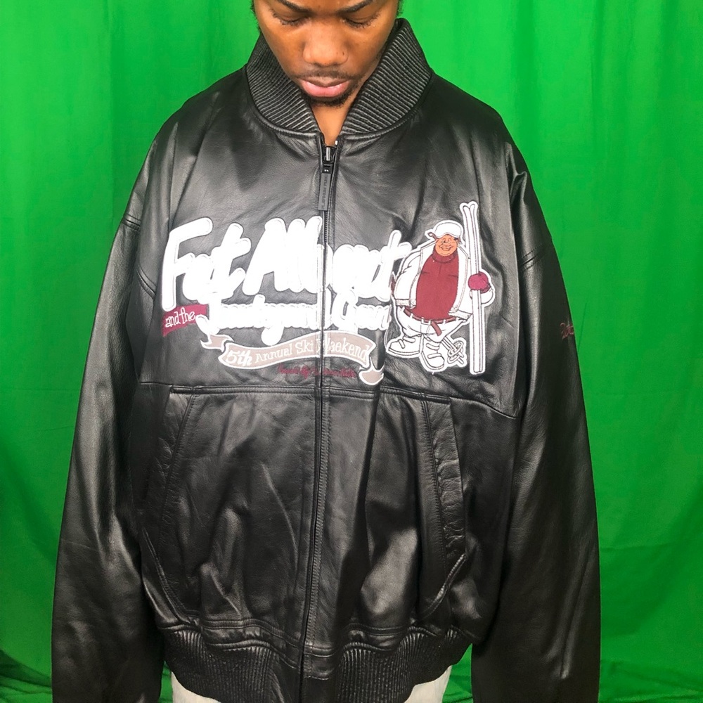 Iceberg Leather bomber jacket leather